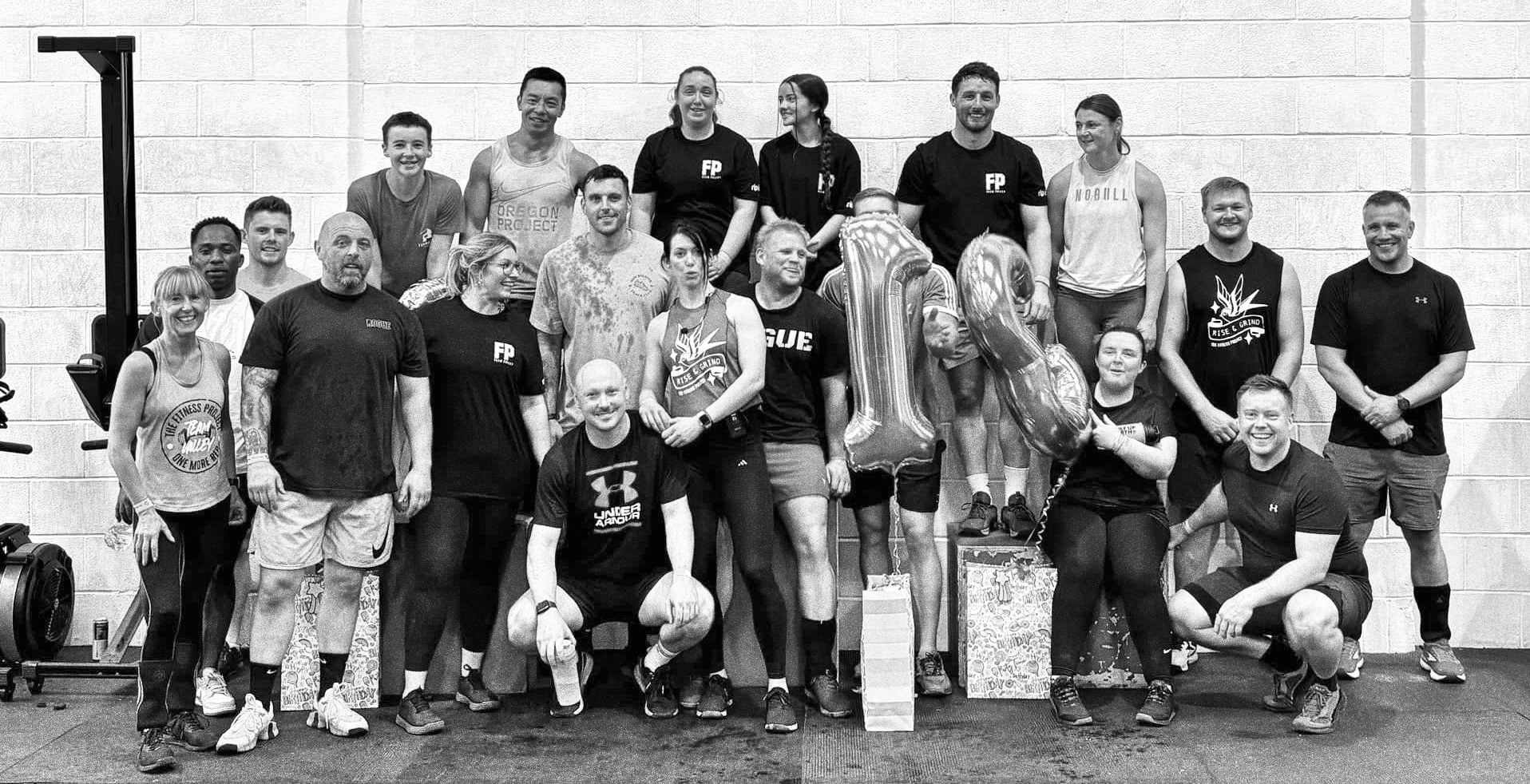 Group of people working out